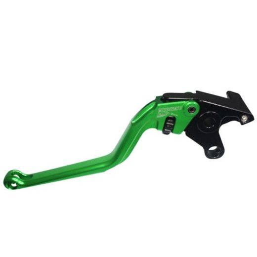 Clutch Lever ACCOSSATO ESS031 fixed CNC-worked aluminium, green