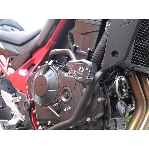 Engine guards RDMOTO CF166KDSL01K Črn (with protectors)