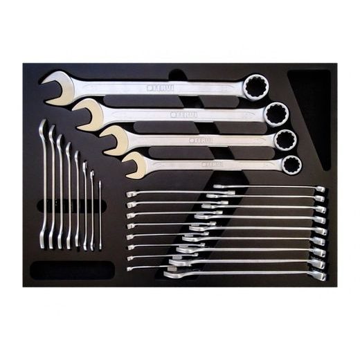 Combination and open end wrenches set LV8 EUT-FK-C1