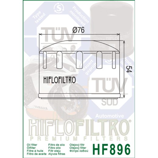 Oljni filter HIFLOFILTRO HF896