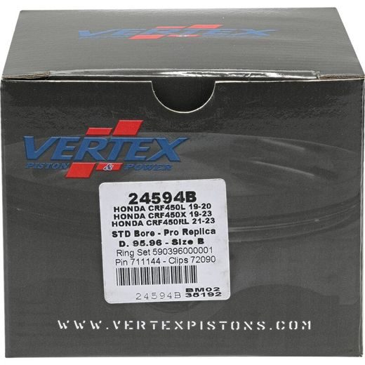 Complete piston VERTEX 24594B Cylinder 96, piston 95,96 mm