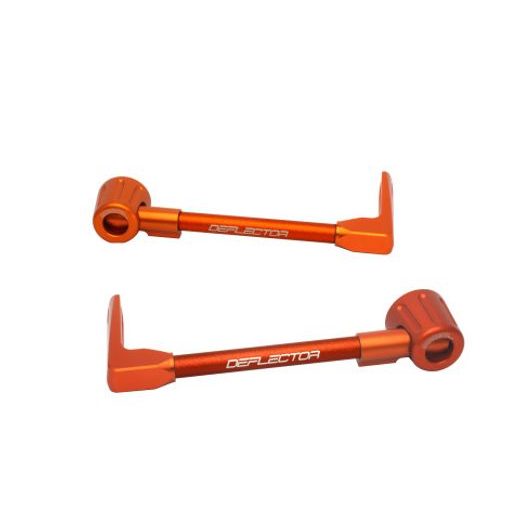 Lever guard ACCOSSATO DE003 with orange hose and joint right + left, aluminium