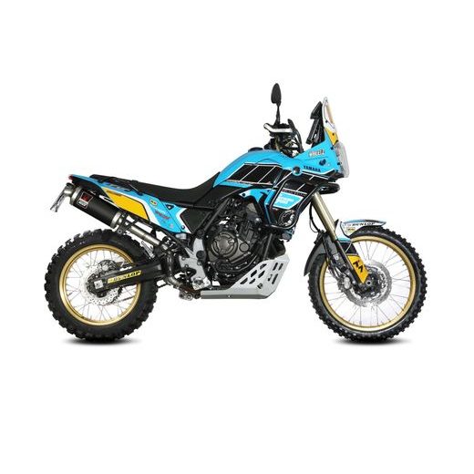 Dušilec (lonec) MIVV DAKAR Y.064.LDKB Black Stainless Steel for YAMAHA Tenere 700 (2019-2026)