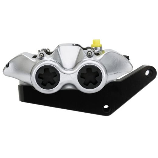 Pair of front radial brake calipers + bracket ACCOSSATO KITA28 for Harley Davidson