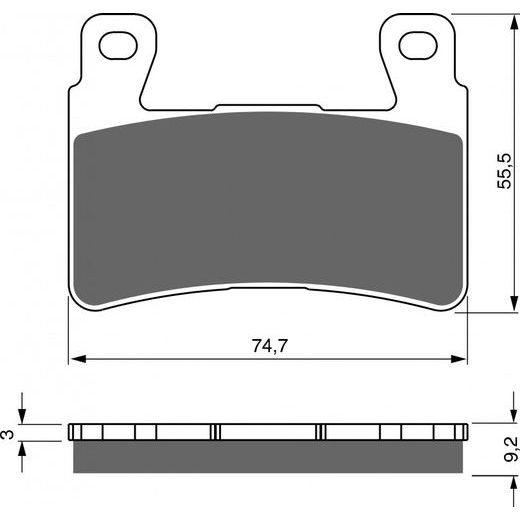 Zavorne obloge GOLDFREN 279 S3