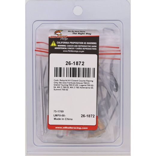 Carburetor Rebuild Kit All Balls Racing 26-1872
