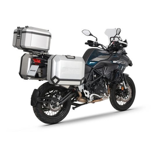 Komplet aluminijastih kovčkov z nosilci in ploščo SHAD TERRA, 48L zadnji kovček in 47L stranski kovčki SHAD Benelli TRK 502 X 2022 -
