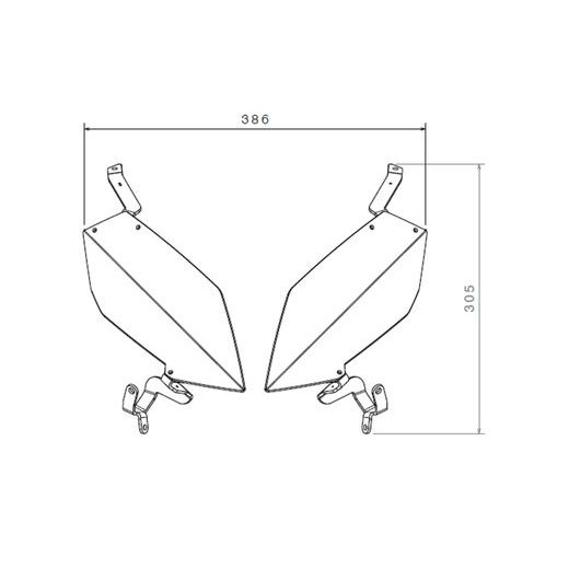 Headlight protector PUIG 20395W prozorna