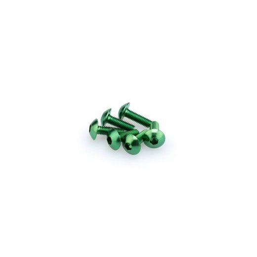 Screws PUIG ANODIZED 0543V zelena M5 x 15mm (6pcs)