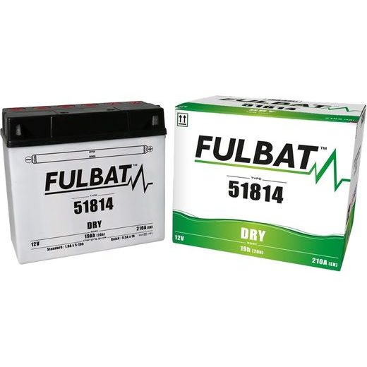 Konvencionalen akumulator (priložena kislina) FULBAT 51814 Kislina priložena
