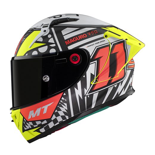 Helmet MT Helmets KRE+ CARBON SERGIO GARCIA A3 MATT L