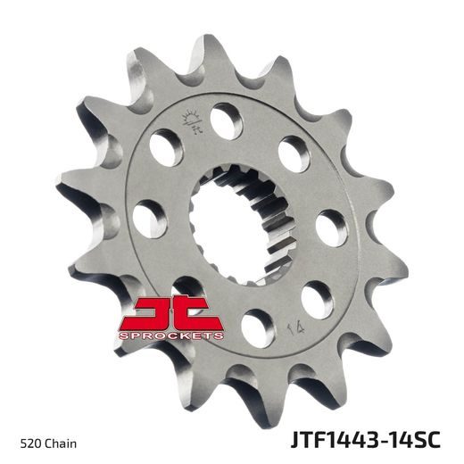 Sprednji verižnik JT JTF 1443-14SC 14T, 520 Self Cleaning Lightweight