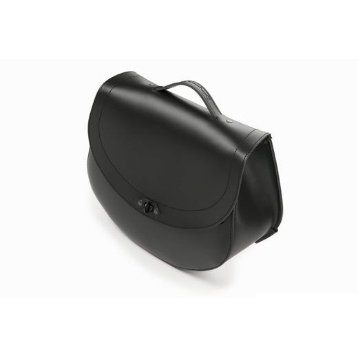 Leather saddlebag CUSTOMACCES HD AP0008N črna right