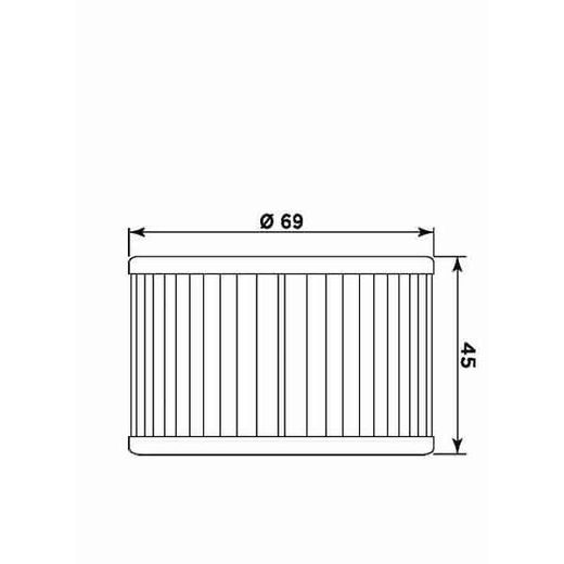 Oljni filter MIW KY7004 (alt. HF561)
