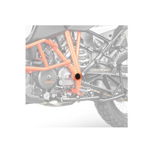 Chassis cap covers PUIG 9787N črna