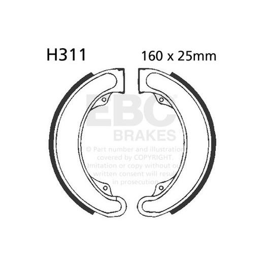 Brake shoe set EBC H311