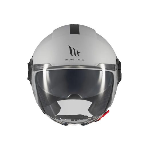 Jet čelada MT Helmets VIALE SV S SOLID A12 MATT GREY XL