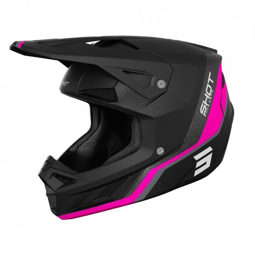 Helmet SHOT SPEED ATOMIC A05-21OB-A02-12 pink matt 2XL
