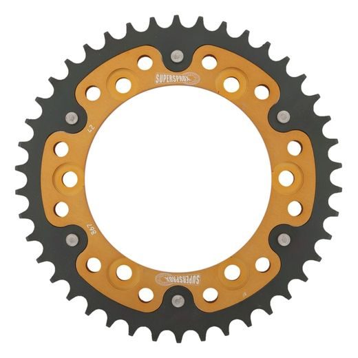 Zadnji verižnik (zobnik) SUPERSPROX STEALTH RST-867:42-GLD zlata 42T, 525