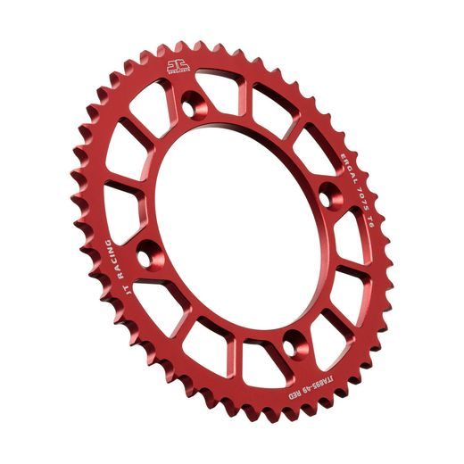 Aluminijasti zadnji verižnik (zobnik) JT JTA 895-49RED 49)T, nt((428 Rdeč
