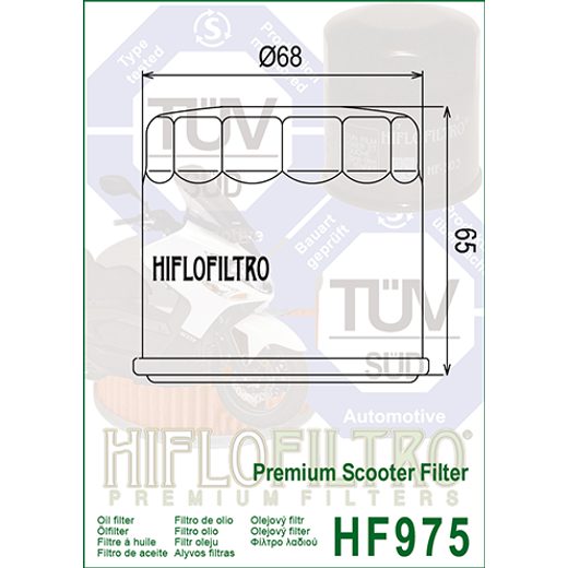 Oljni filter HIFLOFILTRO HF975