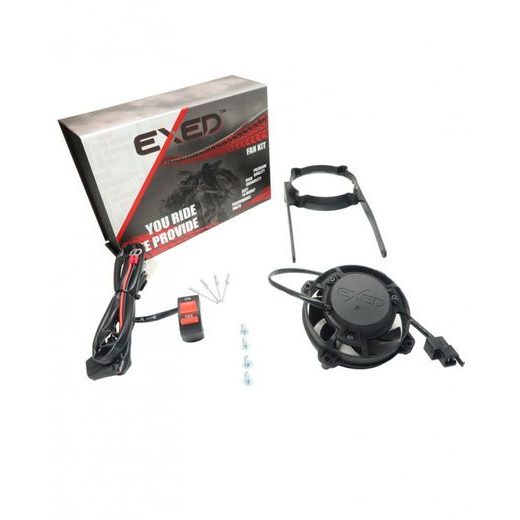 Cooling fan and mounting kit EXED EX-RFS-PLK04/16-SW with ON/OFF switch