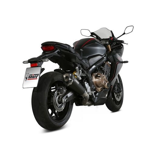 Full exhaust system MIVV DELTA RACE H.072.LDRB Steel Black