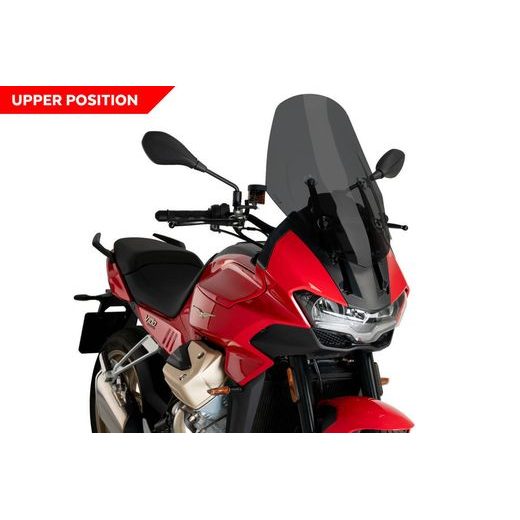 Windscreen PUIG TOURING 21484F dark smoke