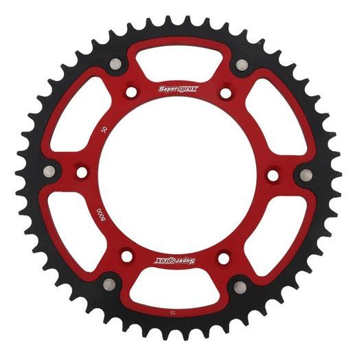 Rear sprocket SUPERSPROX STEALTH RST-8000:50-RED rdeč 50T, 520