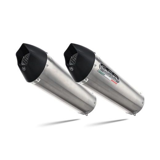 Dual slip-on exhaust GPR NEW GRAND PRIX EVO TITANIUM A.69.RACE.GPAN.TO Brushed Titanium