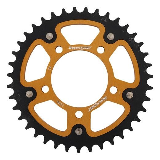 Zadnji verižnik (zobnik) SUPERSPROX STEALTH RST-2698:39-GLD zlata 39T, 520