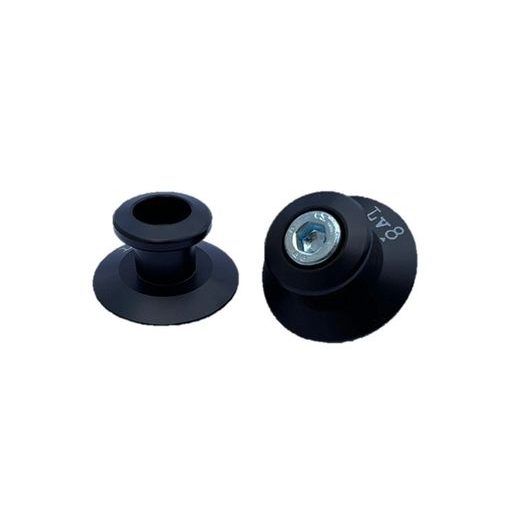Aluminium bobbins LV8 DIAVOL E201/10125N M10x1,25 črna