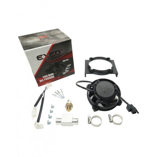 Cooling fan and mounting kit EXED EX-RFS-PLB10/19-1TEB with thermoswitch