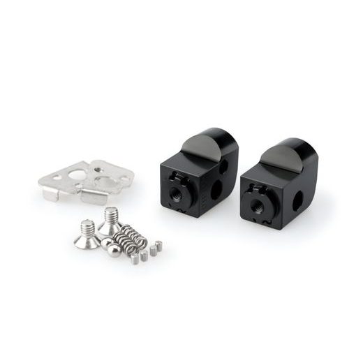 Adapterji za stopalke (Footpeg adapters) PUIG 20326N adjustable črna