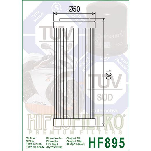 Oljni filter HIFLOFILTRO HF895