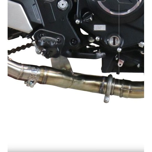 Decat pipe GPR CF.16.RACE.DEC Brushed Stainless steel