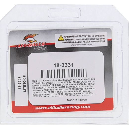 Caliper Rebuild Kit All Balls Racing 18-3331