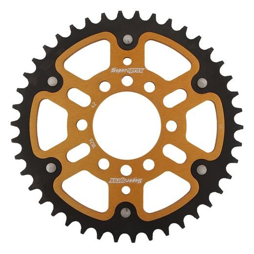 Zadnji verižnik (zobnik) SUPERSPROX STEALTH RST-1826:42-GLD zlata 42T, 520