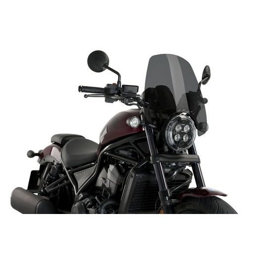 Windshield PUIG NEW. GEN TOURING 20820F črna