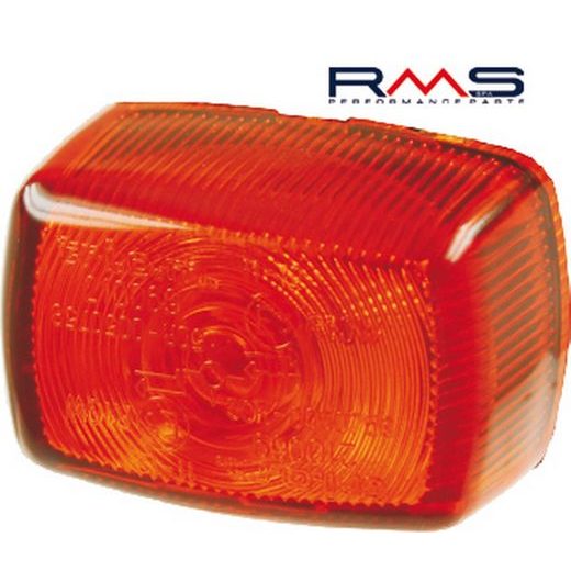 Leča za smerokaz - sprednja leva/desna RMS 246470180 oranžna E-mark