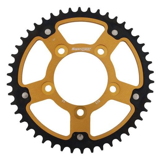 Verižni set D.I.D Chain - Srebrna chain 520 ZVM-X, X-ring (X, NX, QX, XS), CHK front sprocket JT CHK rubber cushioned, CHK rear sprocket SUPERSPROX STEALTH za SUZUKI SFV 650 Gladius (ABS) 2009-2015