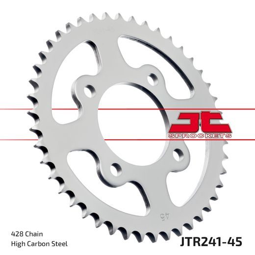Zadnji verižnik (zobnik) JT JTR 241-45 45T, 428