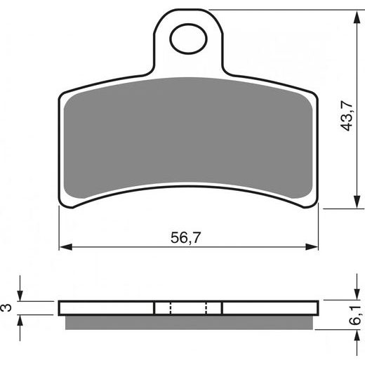Zavorne obloge GOLDFREN 143 S3