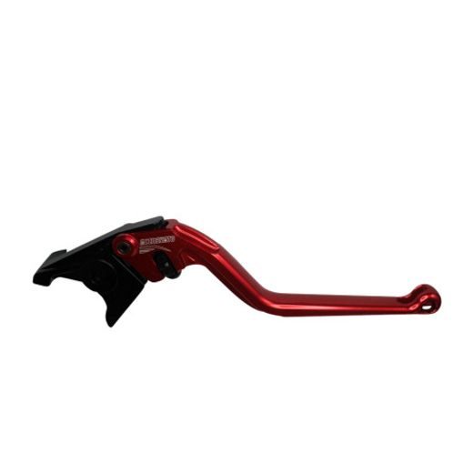 Ročica zavore ACCOSSATO EDF014 fixed CNC-worked aluminium, red