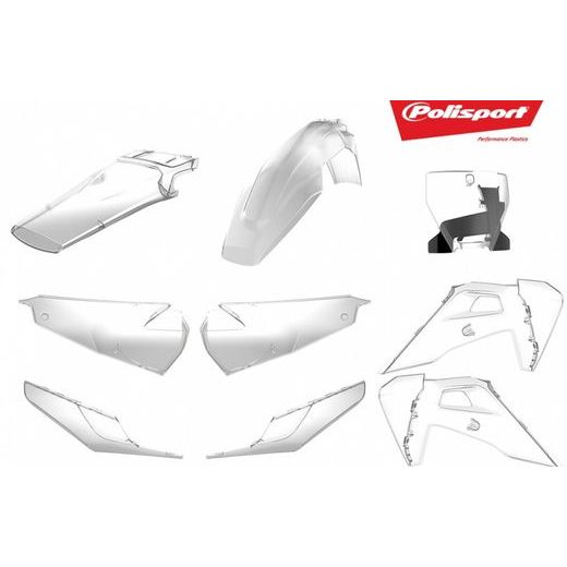 Set plastik POLISPORT 90800 clear 18