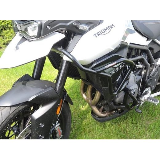 Engine guards RDMOTO CF153KD Črn lower + upper frames (with protectors)