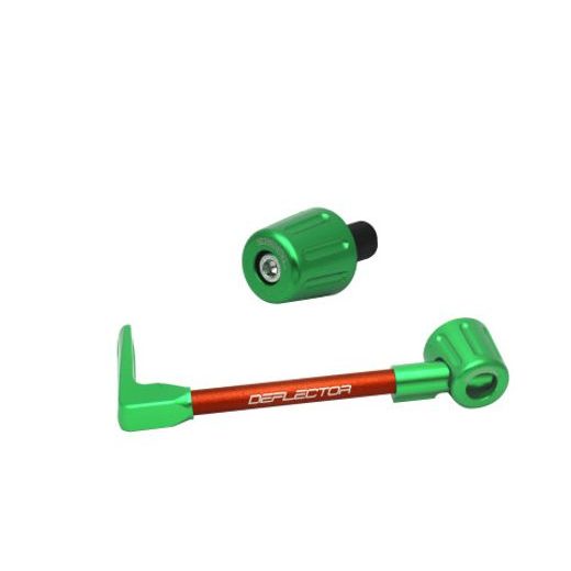 Lever guard in aluminium + right end ACCOSSATO DE005 with orange hose and joint levi