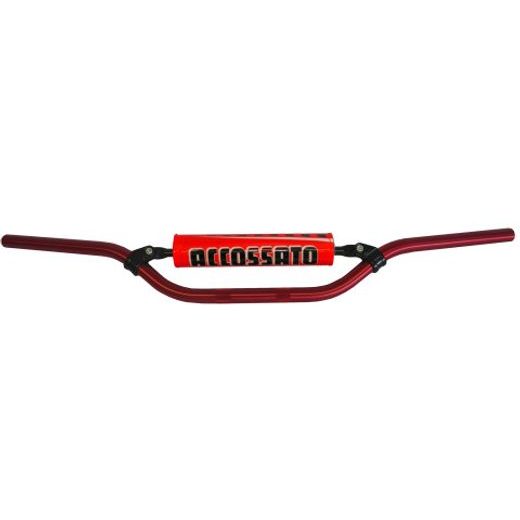 Krmilo - balanca ACCOSSATO aluminium, 22 mm rdeč