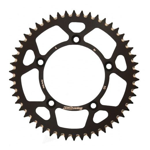 Rear ALU sprocket SUPERSPROX RAL-4:50-BLK črna 50T, 420
