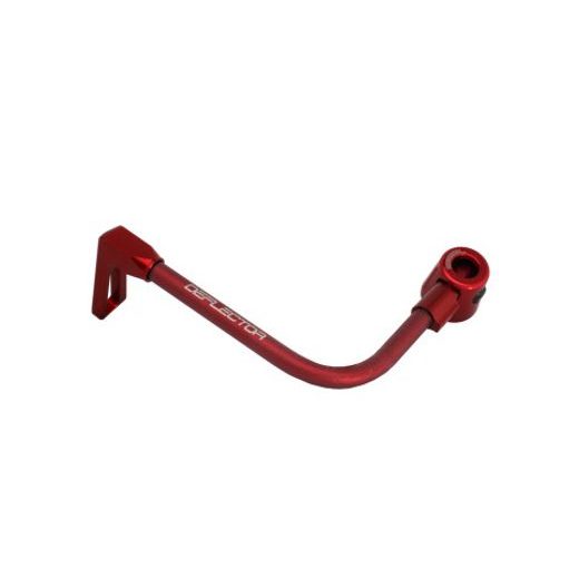 Lever guard ACCOSSATO DE002 with red hose and joint left, aluminium